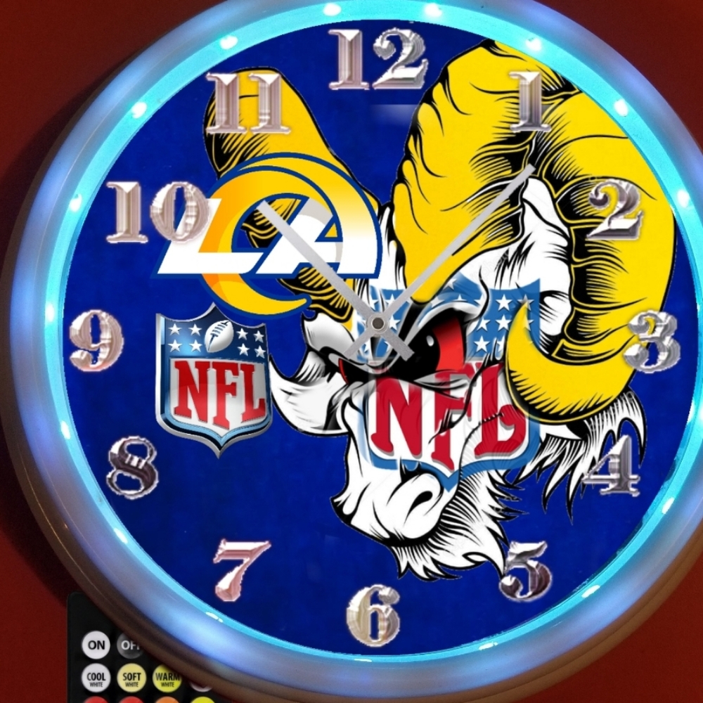 Los Angels Rams clock - Picture 2 of 4